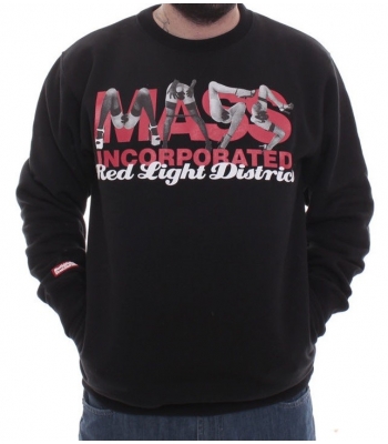 Bluza MASS Red Light District Sweatshirt black